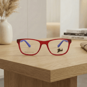 GAFAS HOMBRE ACETATO ROJO AZUL  BEG6047