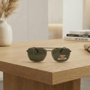 GAFAS DE SOL HOMBRE METÁLICA NEGRA POLARIZADA  SST-102