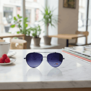 GAFAS DE SOL HOMBRE MUJER METÁLICA GRIS POLARIZADA  AG014