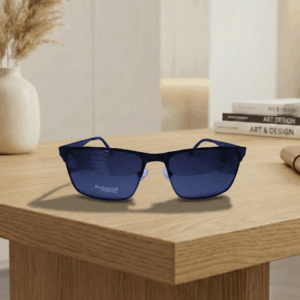 GAFAS DE SOL HOMBRE METÁLICA NEGRA POLARIZADA  PO301